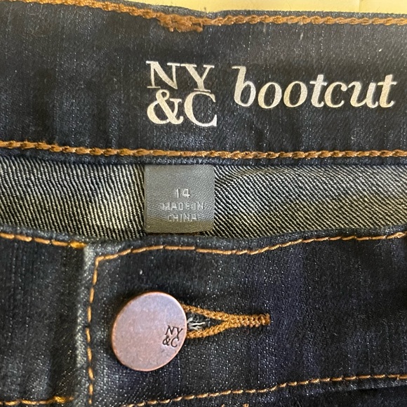 New York & Company Bootcut Jeans - Size 14 - Picture 2 of 4